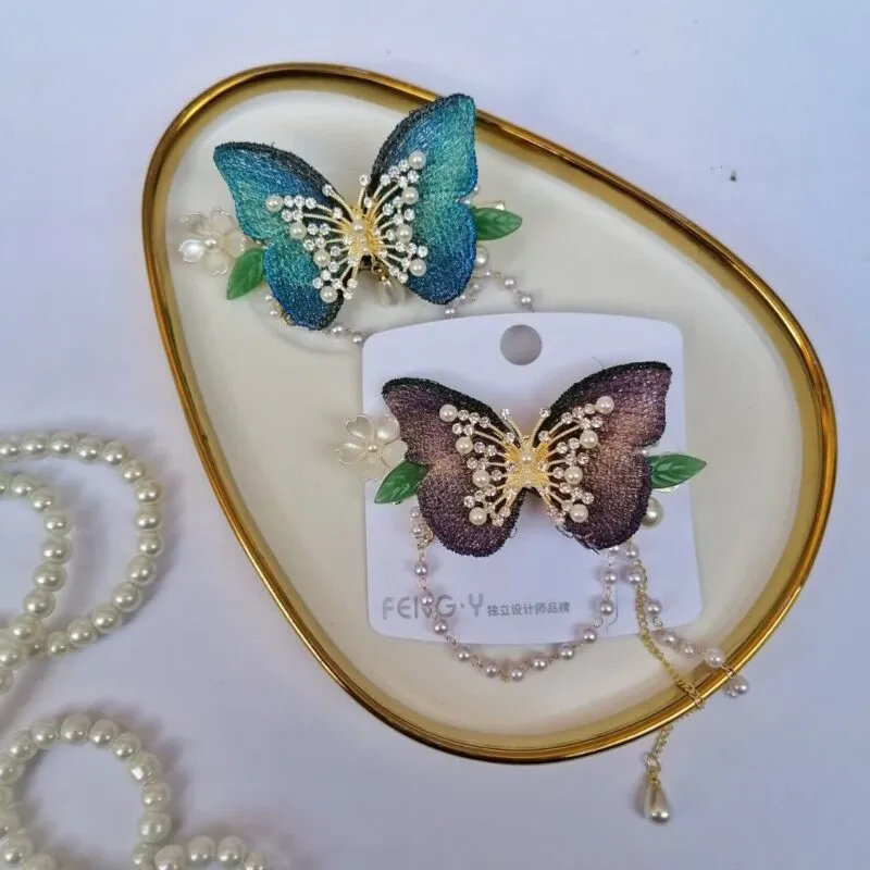 Butterfly pliers hair clip (3) گیره مو انبری پروانه - Image 1