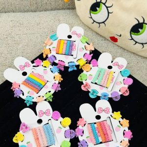 گیره مو پکی (کش و مینی کلیپس)