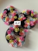 کش مو توری شکوفه رنگی - Image 4