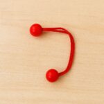 کش گره ای آبنباتی قرمز - Image 2