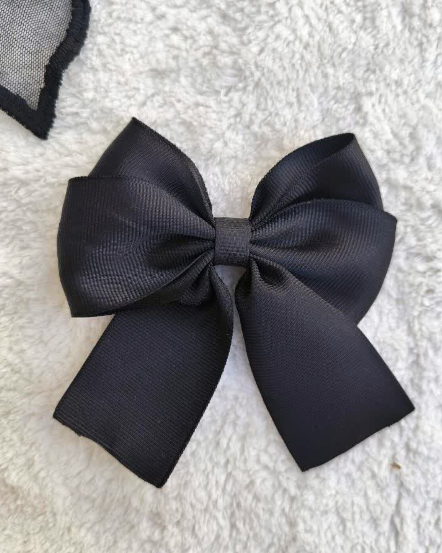 InShot_20251101_165401035 انبری پاپیون مشکی ساده - Image 1