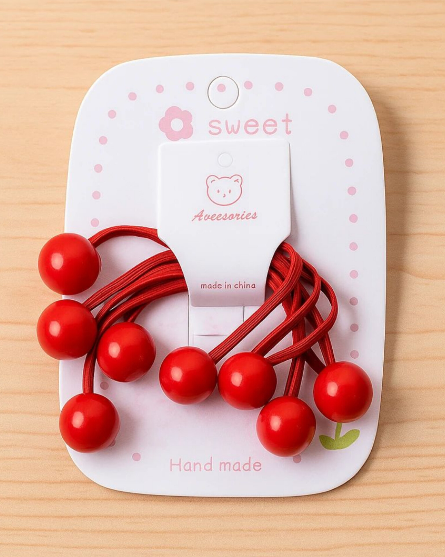 InShot_20251112_234243723 کش گره ای آبنباتی قرمز - Image 1